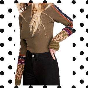 Free People switch it up cuff top